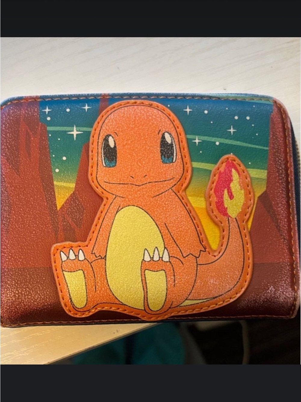 Charmander Women’s Wallet - Orange Pokémon Character Design